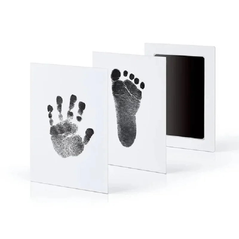 2/4pc Baby Handprint Footprints Ink Pads Safe Non-toxic No-Touch Skin Inkless Inkpad Kits Pet Cat Dog Paw Prints Souvenirs Gifts